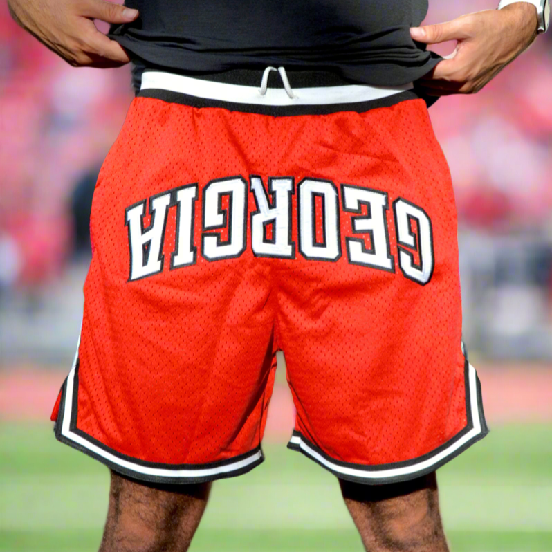 Georgia Varsity Mesh Shorts