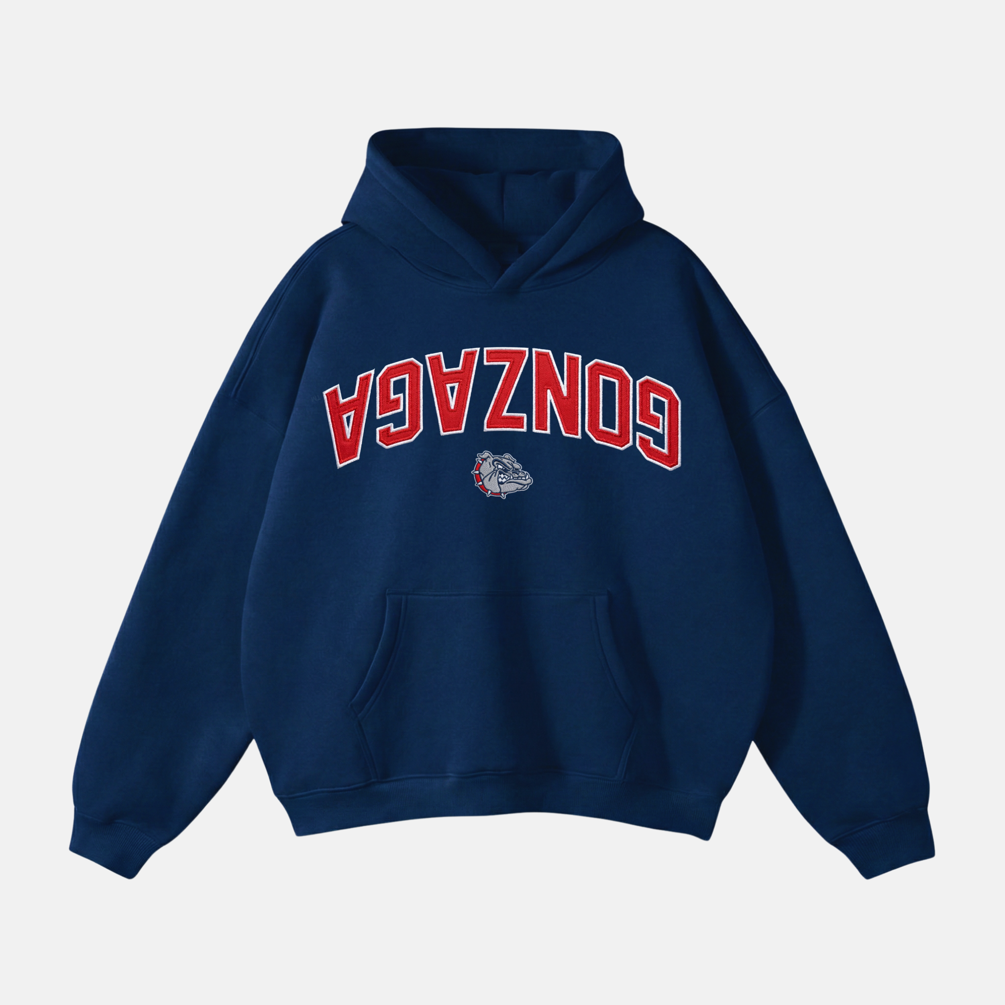 Gonzaga Upside Down Varsity Hoodie M/L