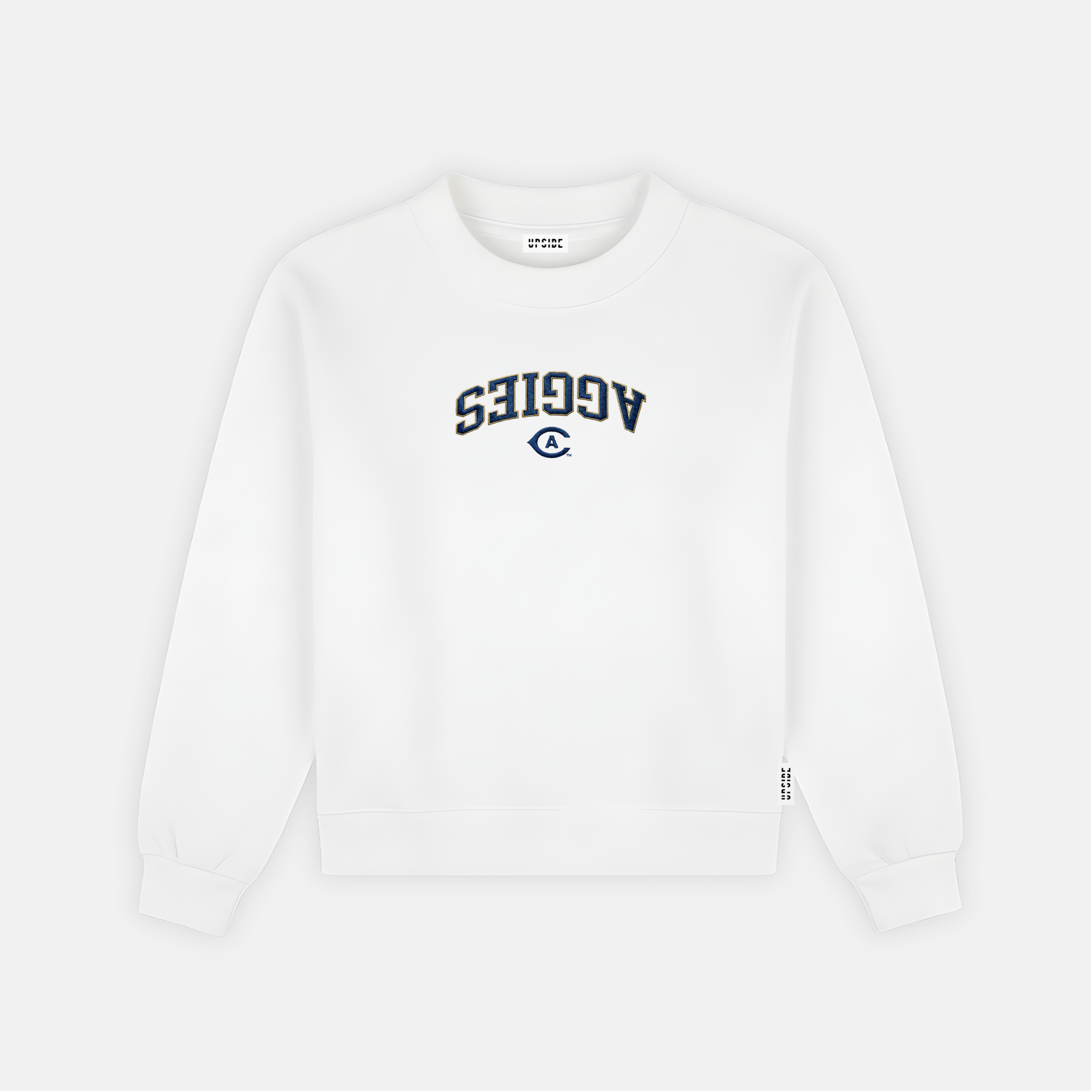 UC Davis Aggies Embroidered Crewneck - UPSIDE