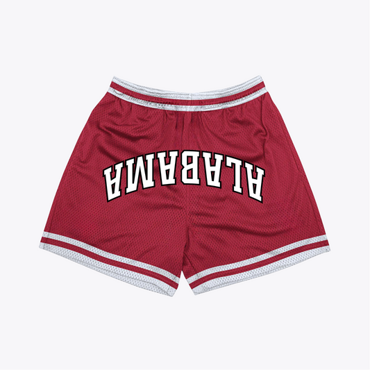 Alabama Embroidered Mesh Shorts