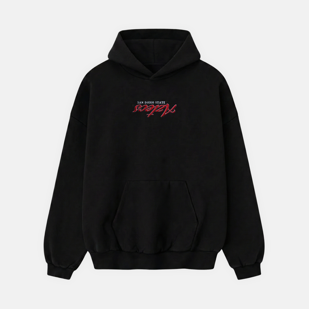San Diego State Embroidered Hoodie - UPSIDE