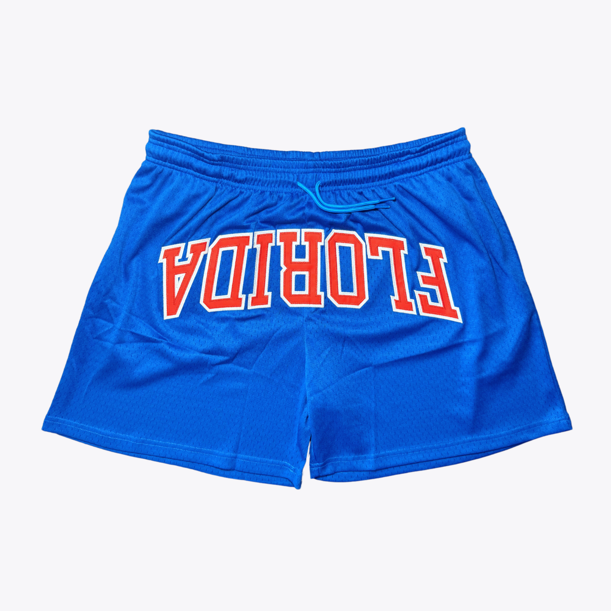 University of Florida Gators (UF) Blue Jersey Upside Down Mesh Shorts for gamedays and tailgates