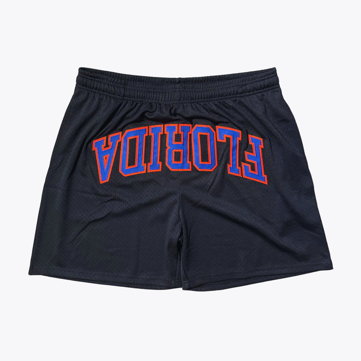 University of Florida Gators (UF) Black Jersey Upside Down Mesh Shorts for gamedays and tailgates