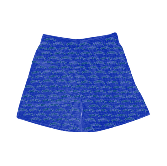 FLORIDA Pattern Mesh Shorts - Blue