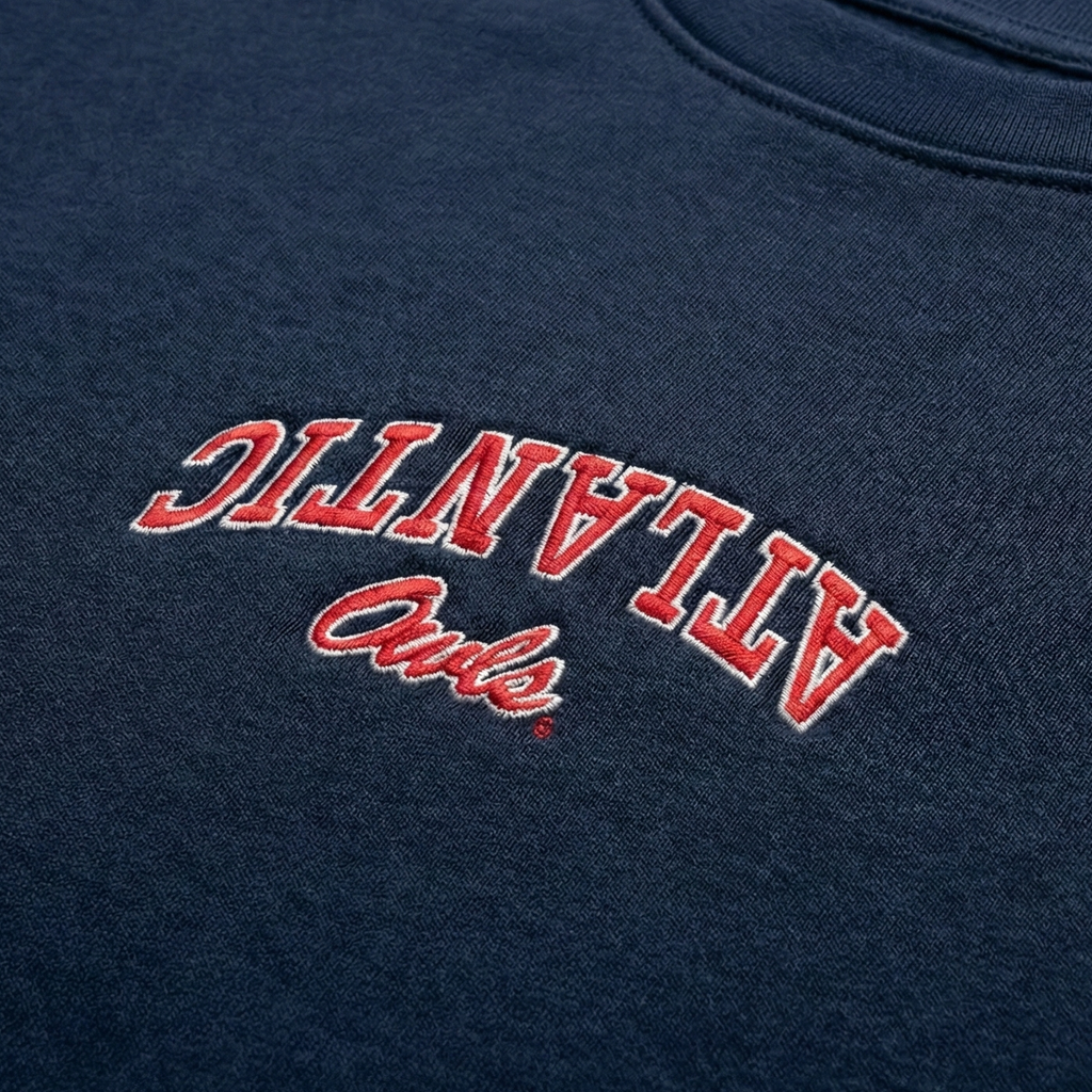 Florida Atlantic Embroidered Oversized Tee