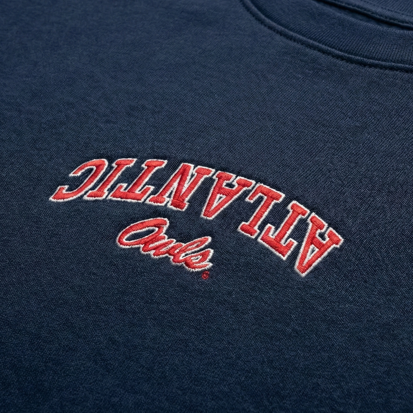 Florida Atlantic Embroidered Oversized Tee