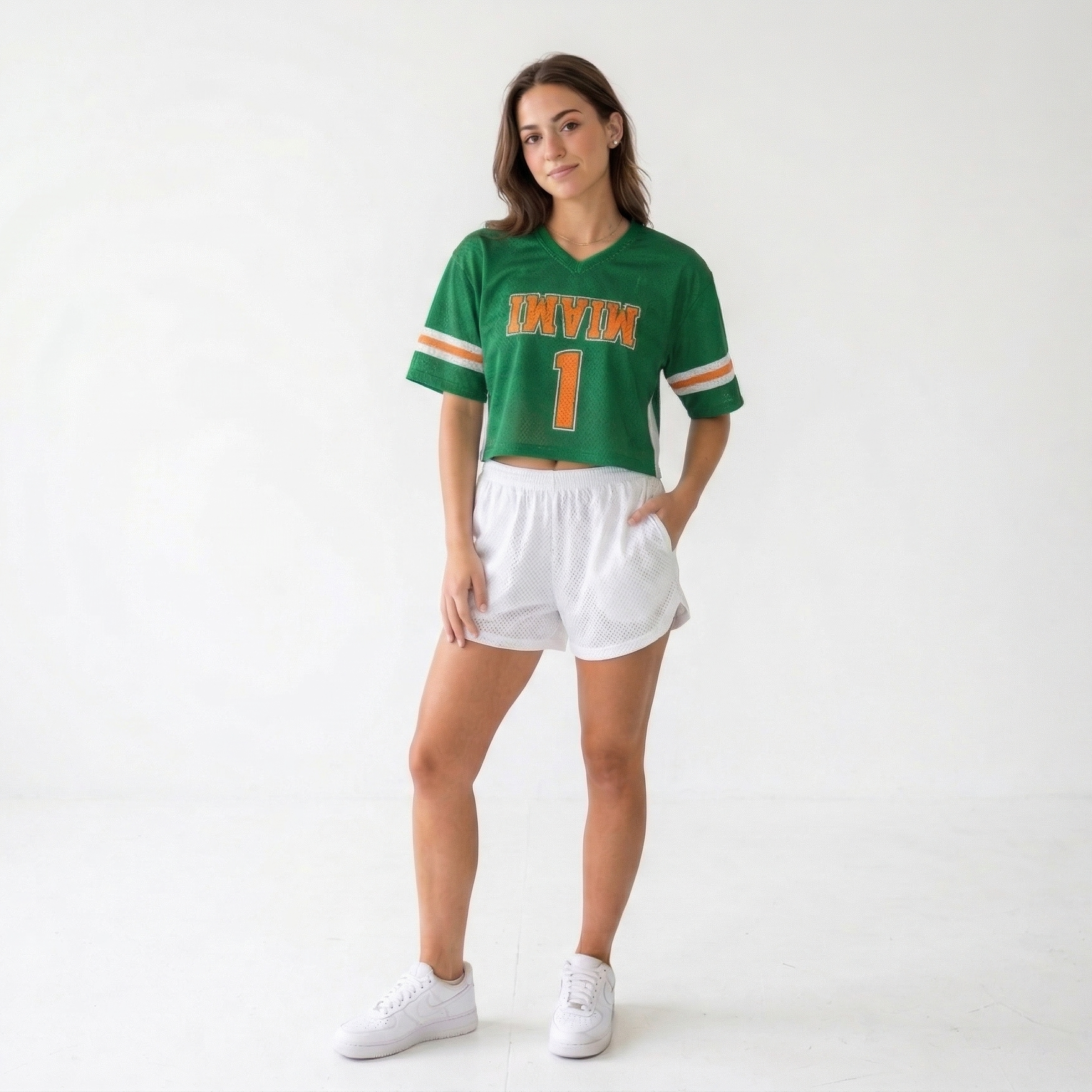 Miami Cropped Mesh Jersey - UPSIDE