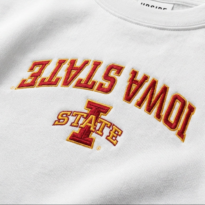 Iowa State Embroidered Crewneck