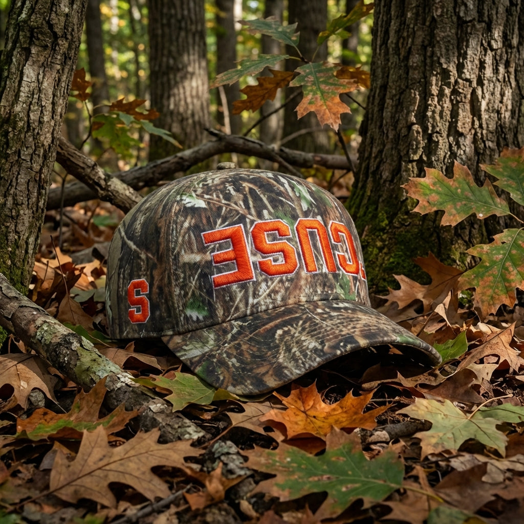 Syracuse Orange Camo Hat - UPSIDE