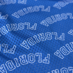 University of Florida Gators (UF) Blue Upside Down Pattern Mesh Shorts for gamedays and tailgates