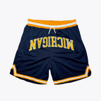 Michigan Varsity Mesh Shorts - UPSIDE