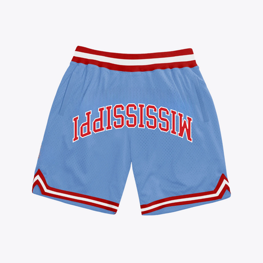 Mississippi Embroidered Mesh Shorts