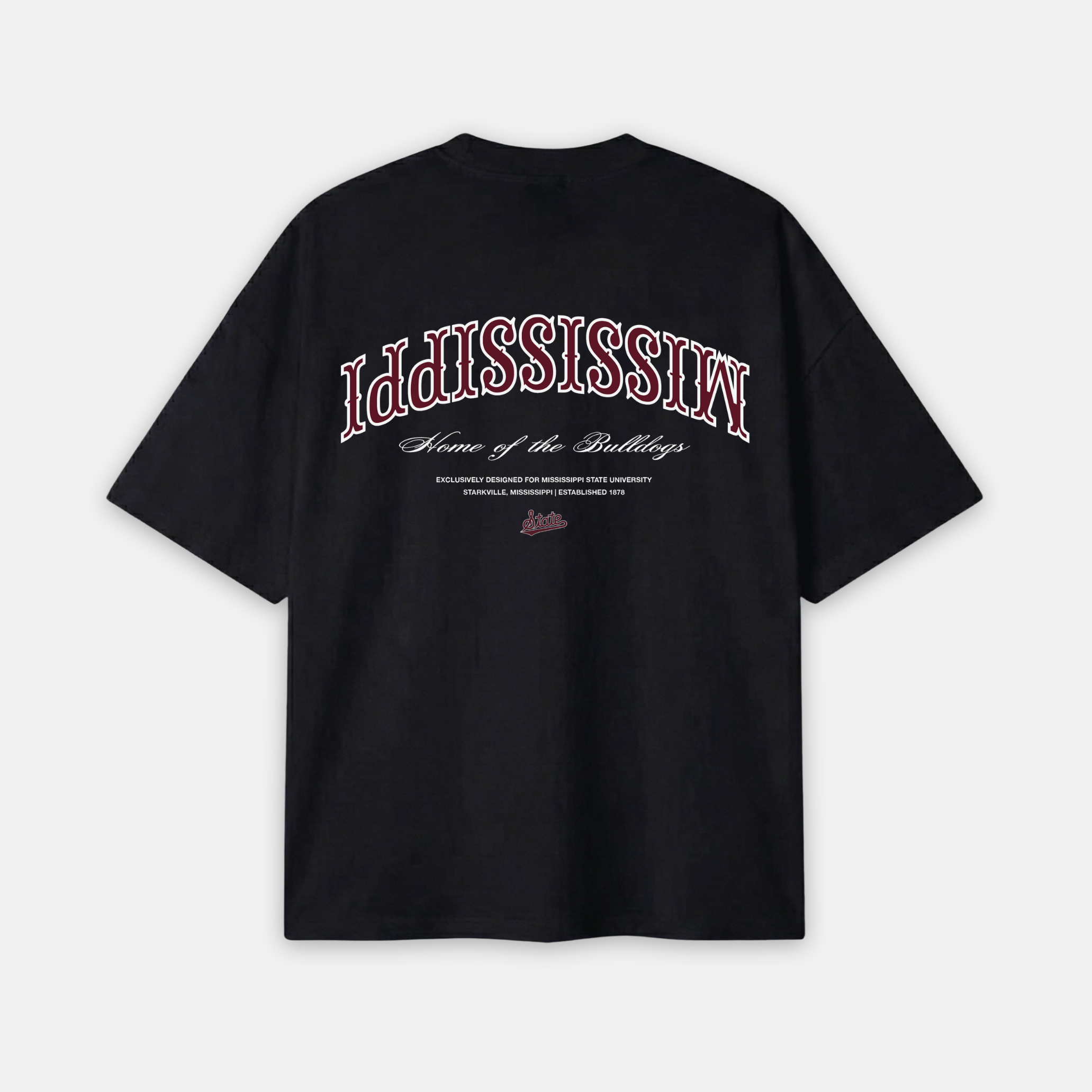 Mississippi State Essentials Oversized Tee