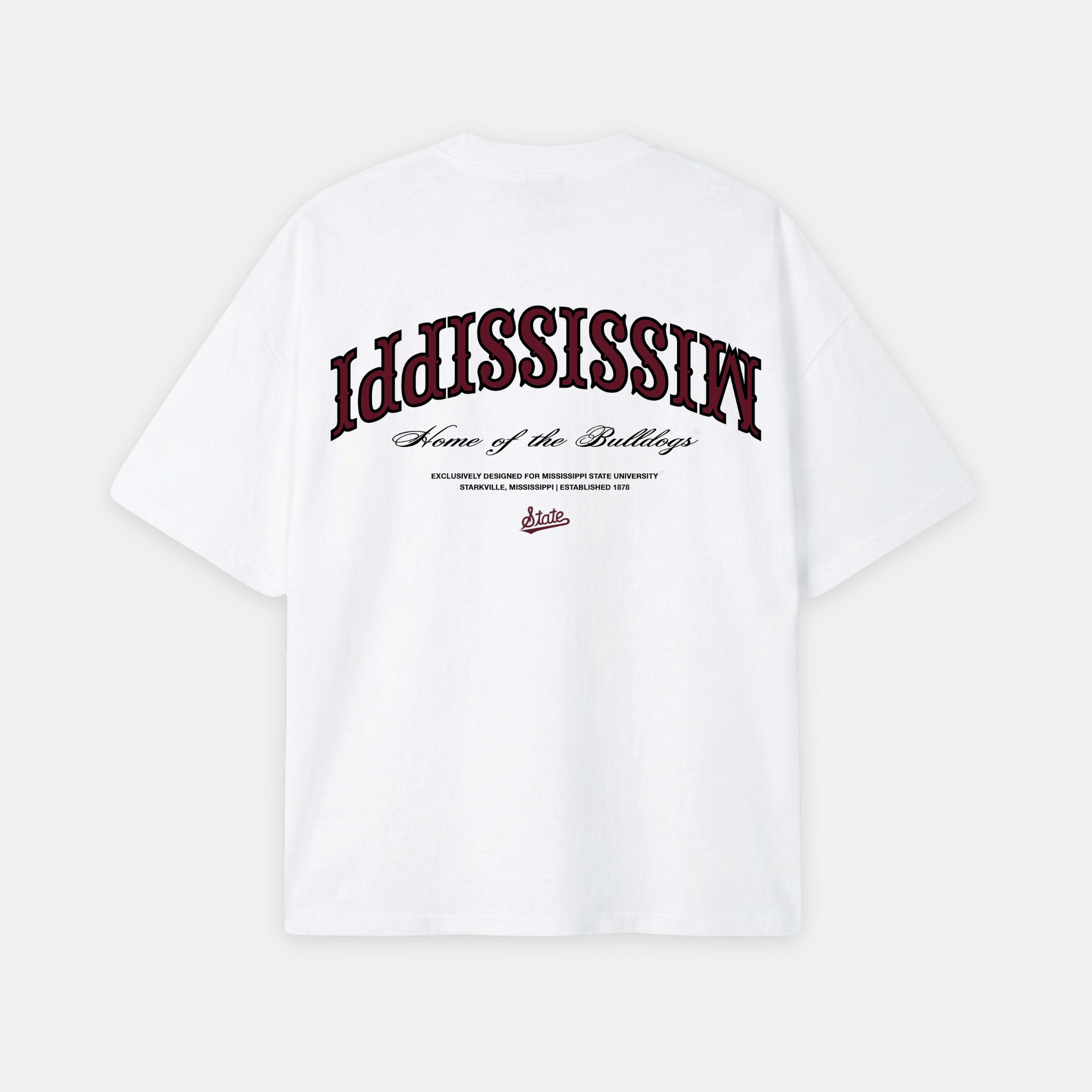 Mississippi State Essentials Oversized Tee