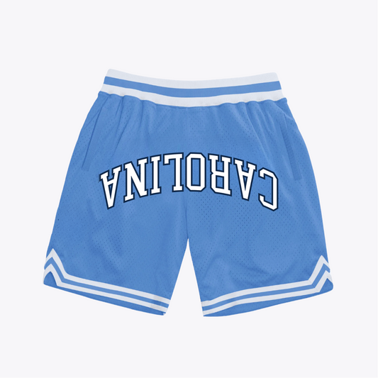 North Carolina Embroidered Mesh Shorts
