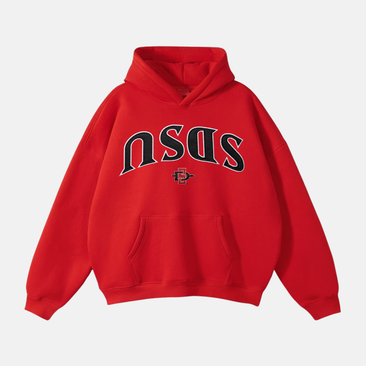 San Diego State Upside Down Varsity Hoodie – UPSIDE