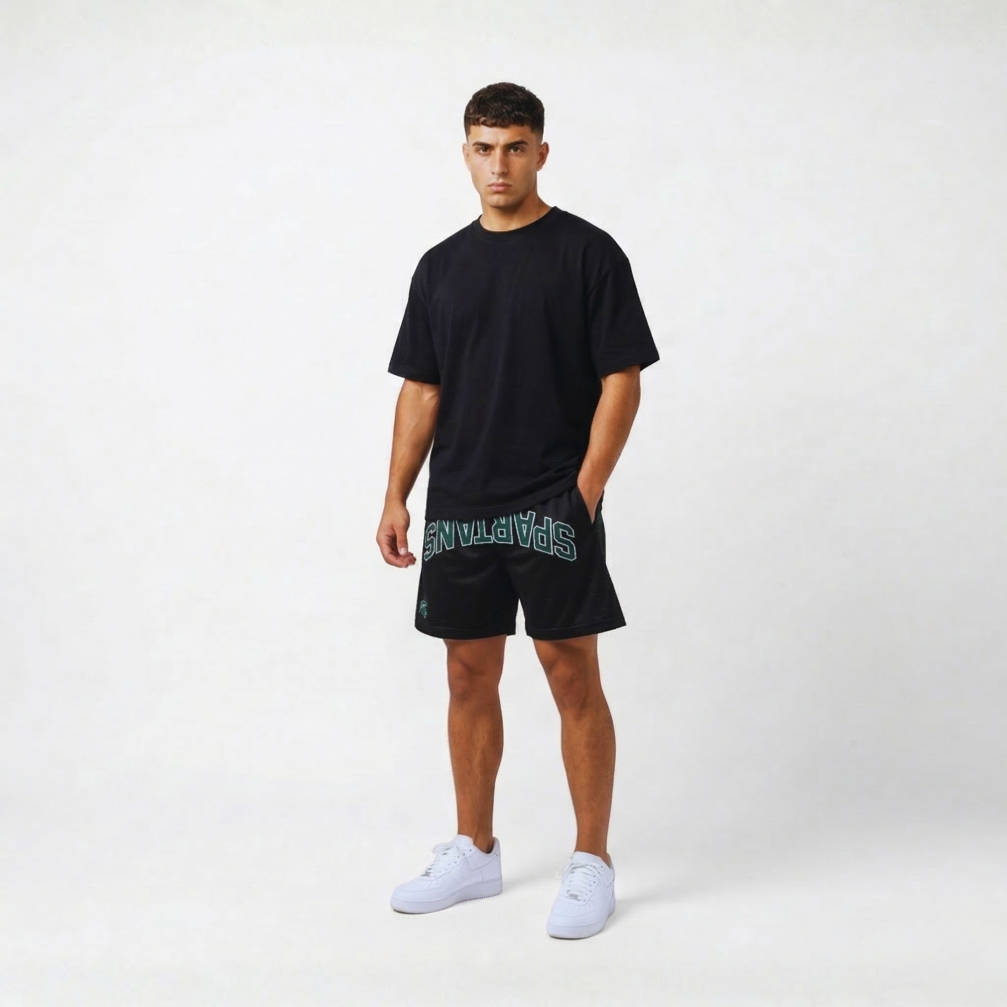Michigan State Spartans Mesh Shorts - UPSIDE