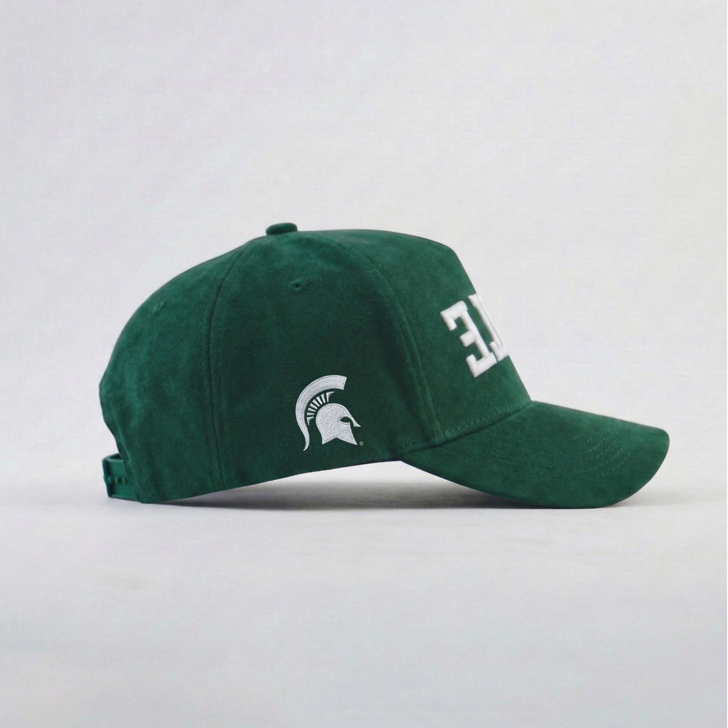 Michigan State Suede Hat - UPSIDE