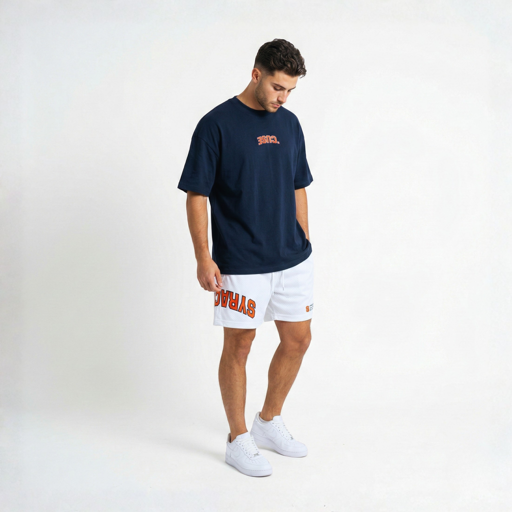 Syracuse Embroidered Oversized Tee - UPSIDE