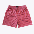 Florida State University (FSU) Garnet Upside Down Pattern Mesh Shorts for gamedays and tailgates