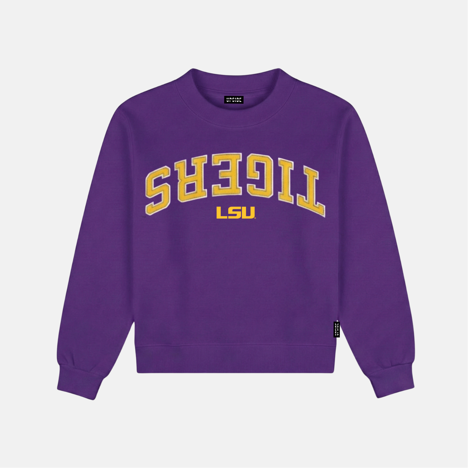 LSU Tigers Embroidered Crewneck