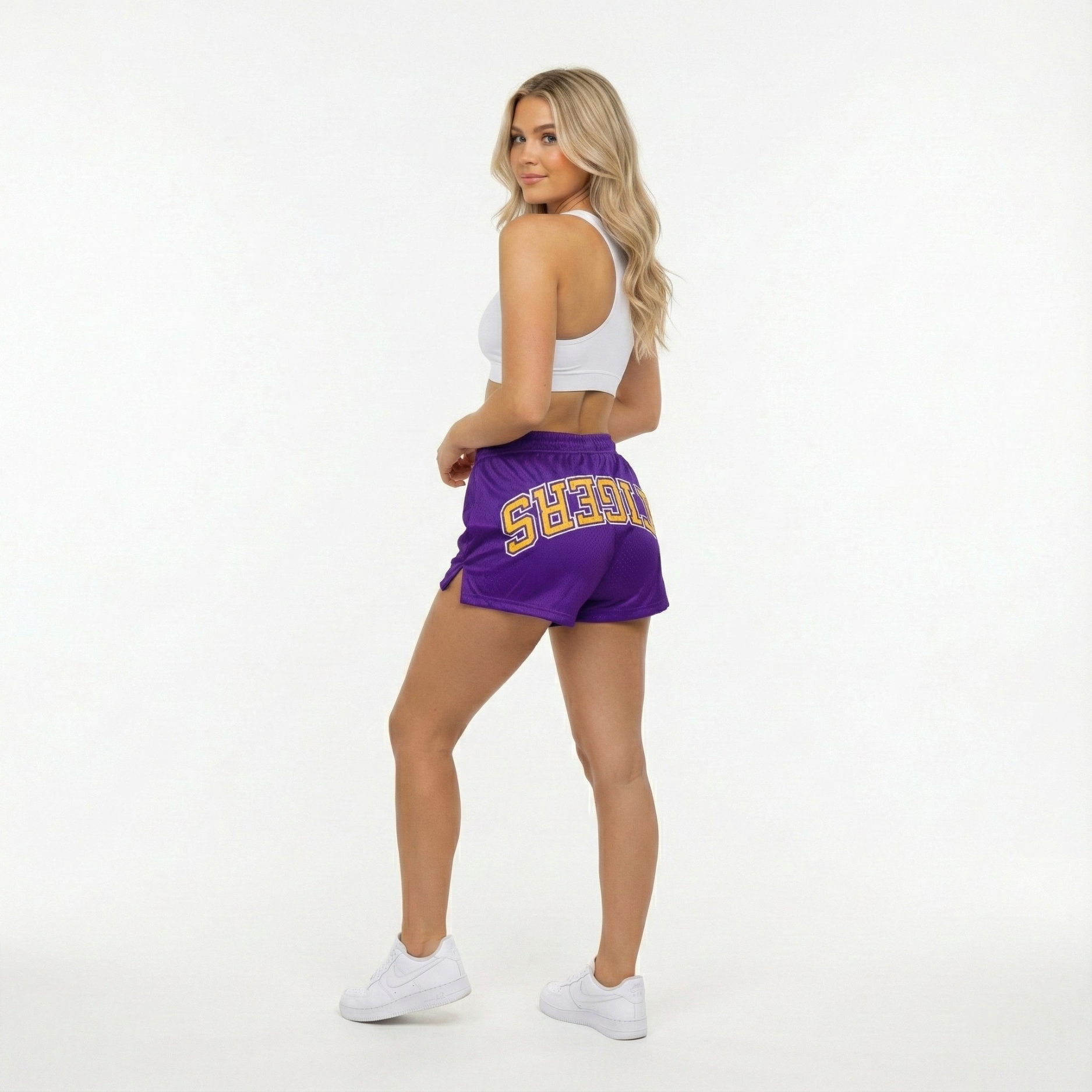 LSU Mesh Shorts | Women