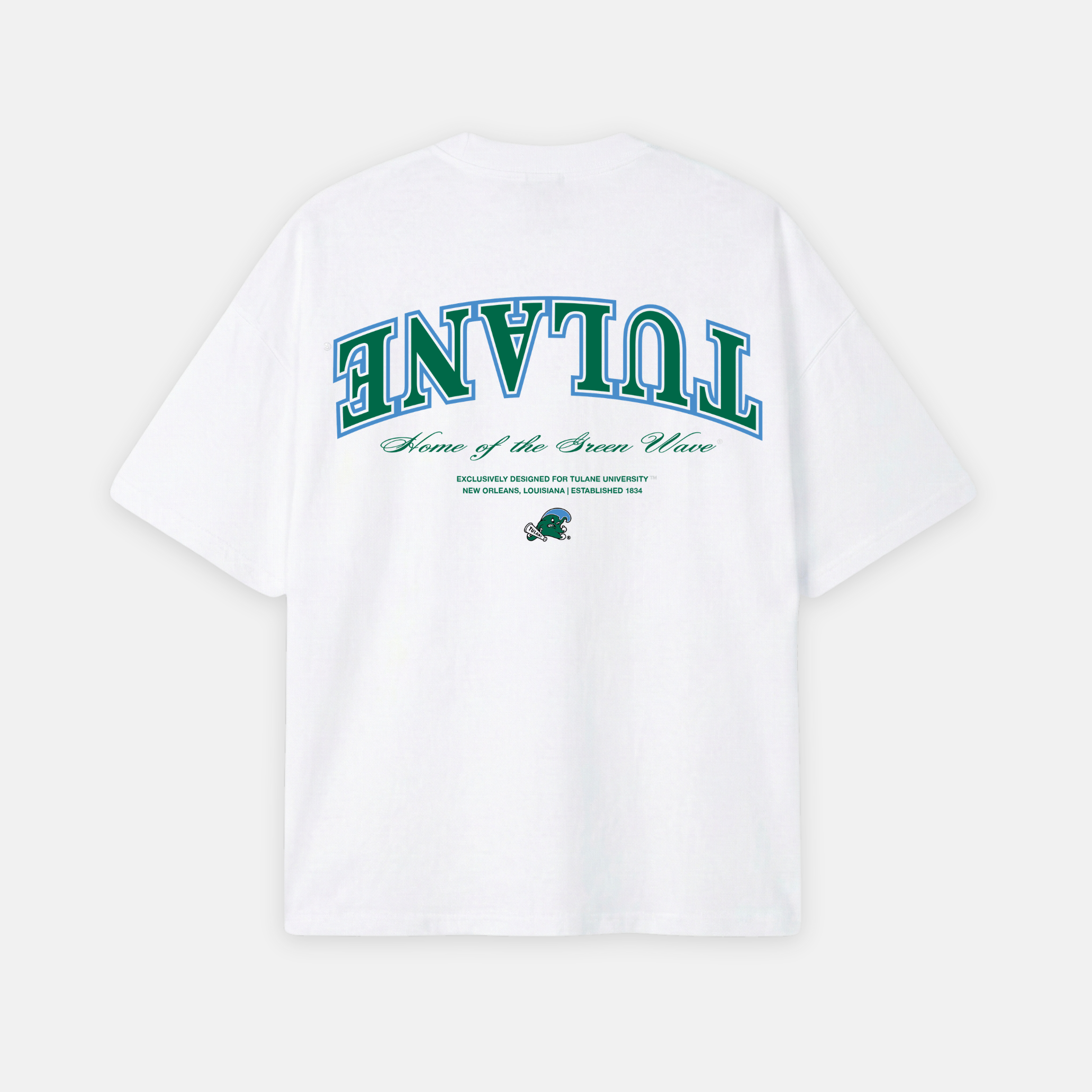 Tulane Essentials Oversized Tee - UPSIDE