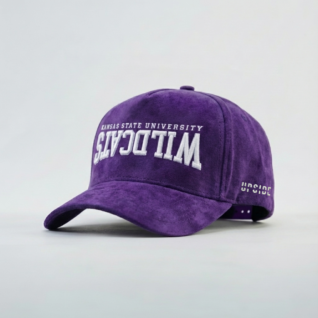 Kansas State Suede Hat - UPSIDE